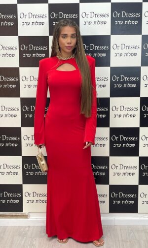 שמלת אליזבת - אדום